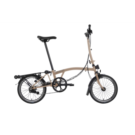 Vélo pliable Brompton C Line Explore 12V Mid Dune Sand 2025