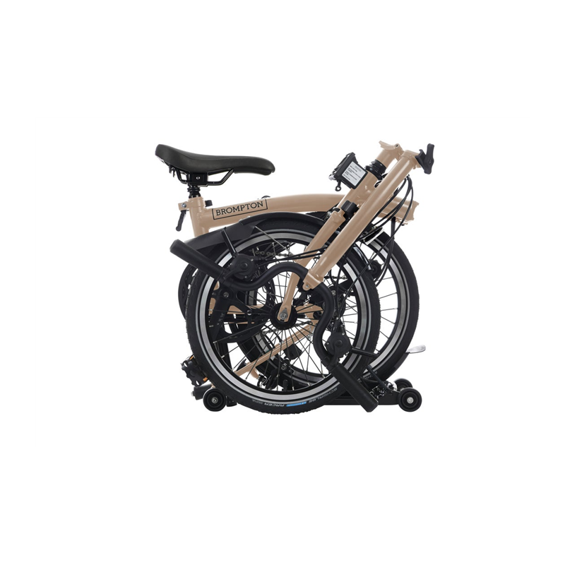 Vélo pliable Brompton C Line Explore 12V Mid Dune Sand 2025