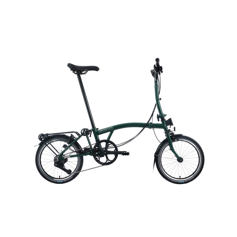 Vélo pliable Brompton C Line Explore 12V Mid Racing Green 2025