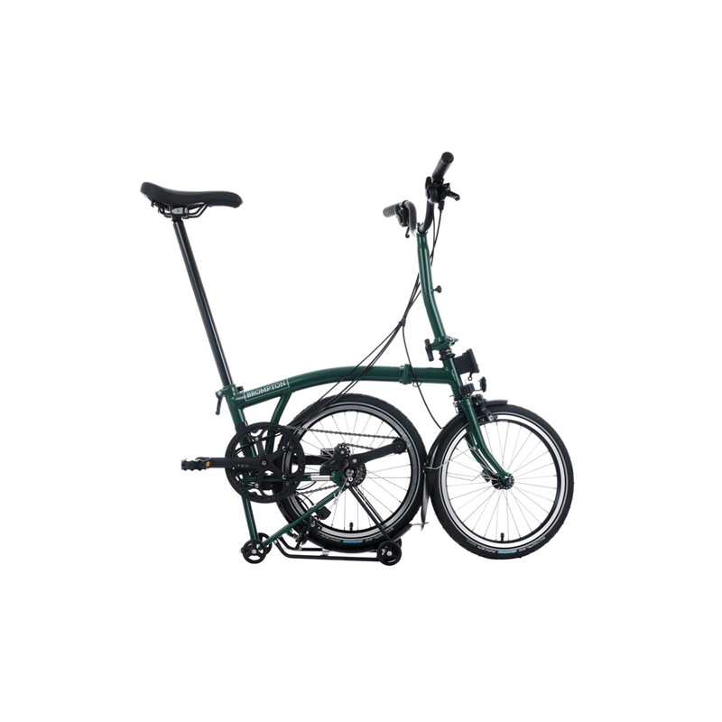 Vélo pliable Brompton C Line Explore 12V Mid Racing Green 2025