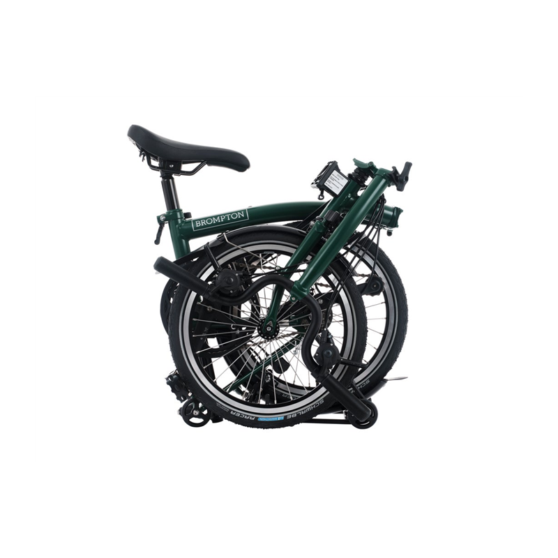 Vélo pliable Brompton C Line Explore 12V Mid Racing Green 2025
