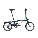 Vélo pliable Brompton C Line Explore 12V Mid Ocean Blue 2025