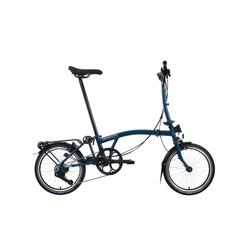Vélo pliable Brompton C Line Explore 12V Mid Ocean Blue 2025