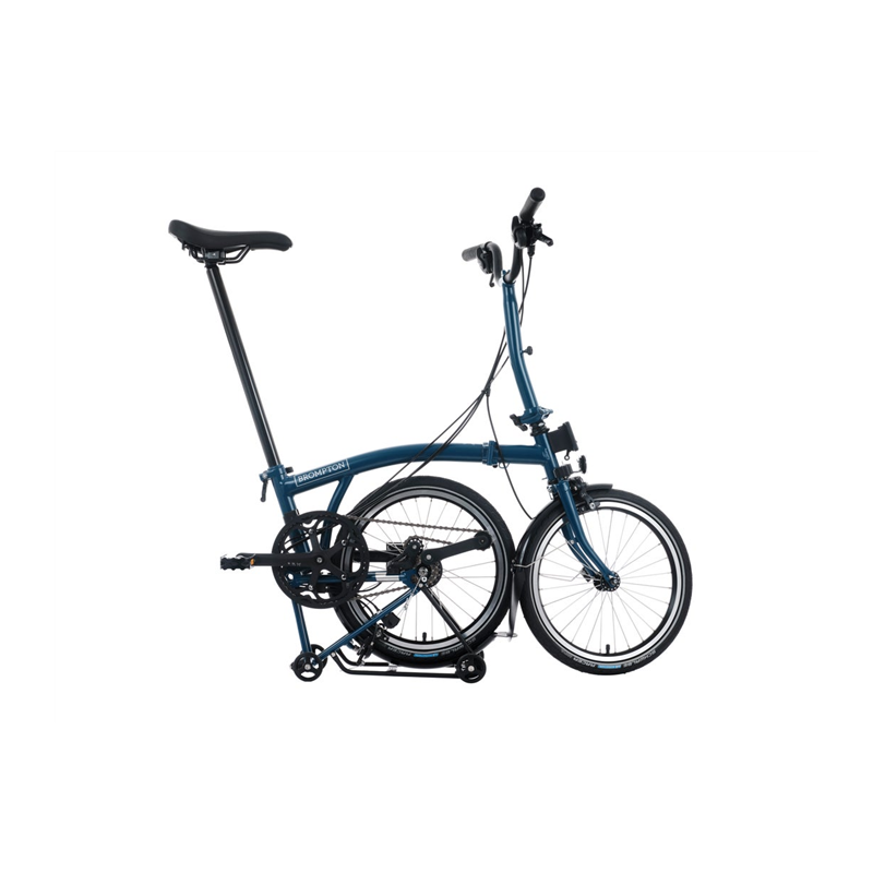 Vélo pliable Brompton C Line Explore 12V Mid Ocean Blue 2025