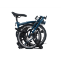 Vélo pliable Brompton C Line Explore 12V Mid Ocean Blue 2025