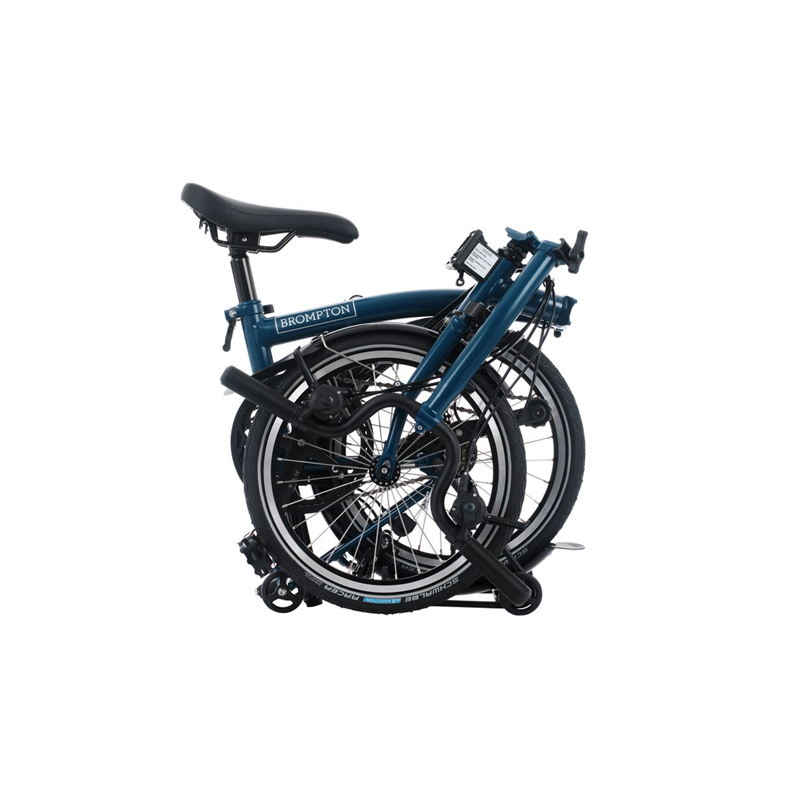 Vélo pliable Brompton C Line Explore 12V Mid Ocean Blue 2025