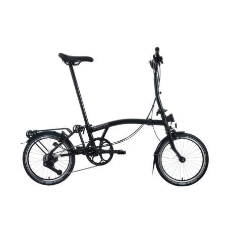 Vélo pliable Brompton C Line Explore 12V Mid Black Matt 2025