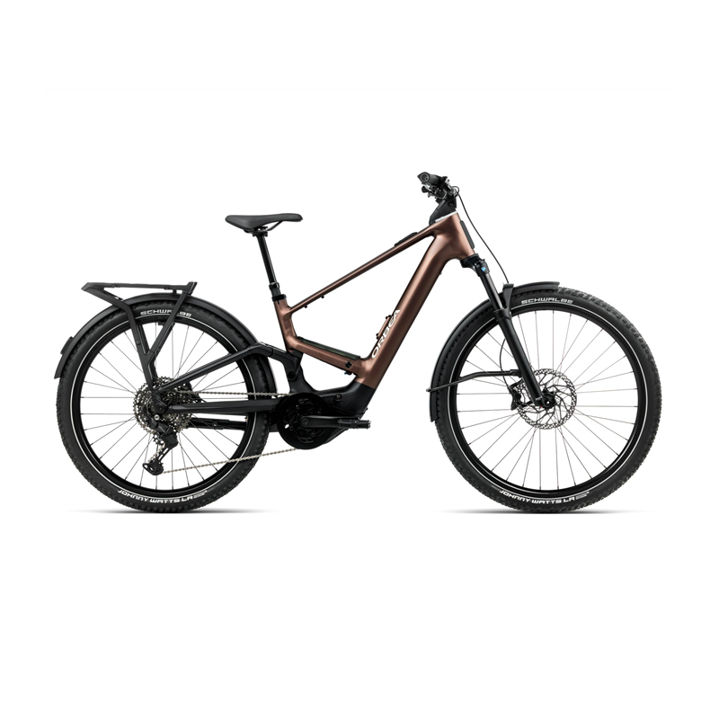 Vélo électrique Orbea Muga 30 Metallic Rust - Diamond Black 2026