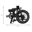 Vélo électrique pliable UTO / Eovolt Afternoon V3 Noir Onyx 2025