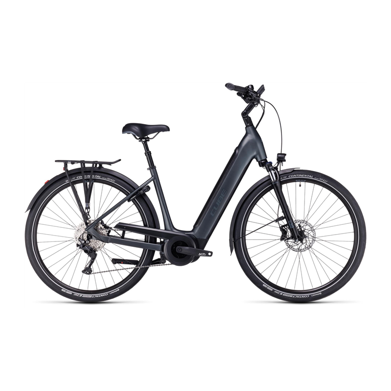 Vélo électrique Cube Supreme Sport Hybrid Pro 625 Easy Entry grey´n´grey 2024