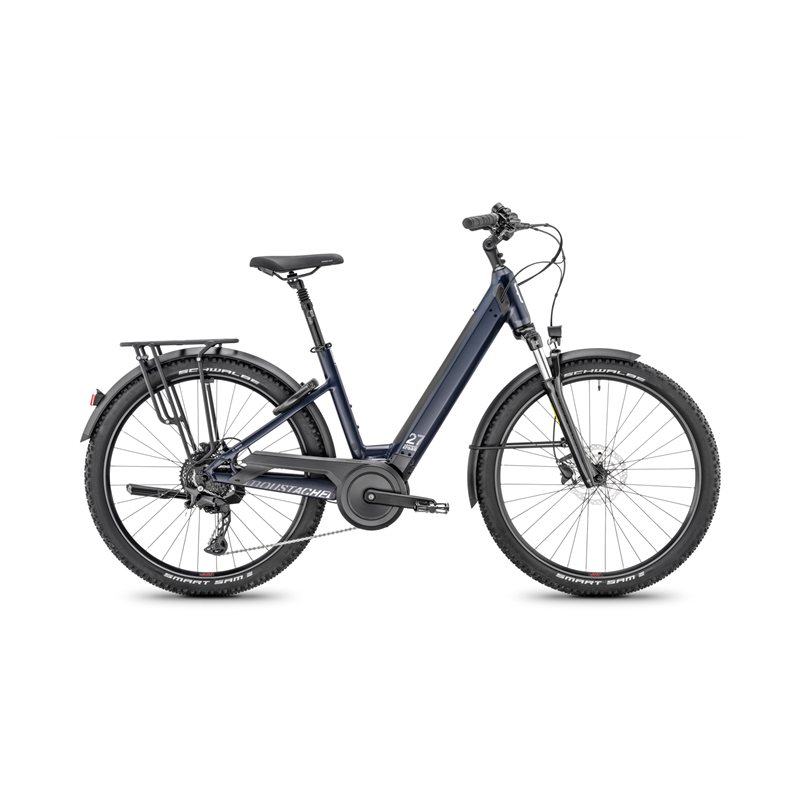 Vélo électrique Moustache Samedi 27 Xroad 4 (625Wh) Easy Entry Bleu Noir Mat 2025