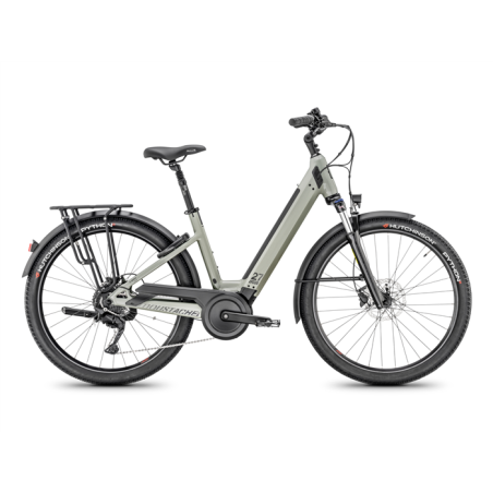 Vélo électrique Moustache Samedi 27 Xroad 2 (500Wh) Easy Entry Craie Brillant 2025