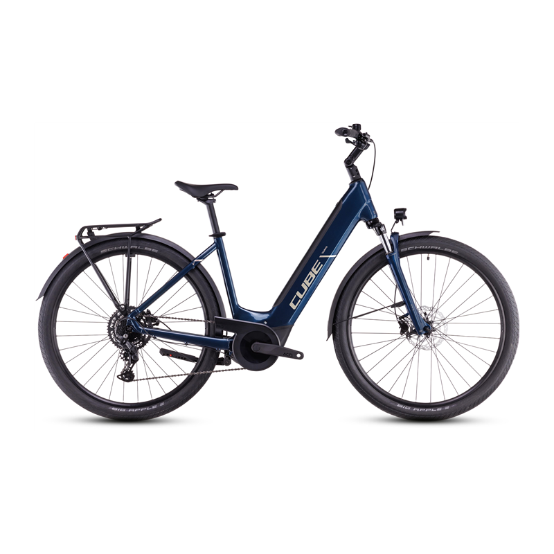 Vélo électrique Cube Touring Hybrid One 500 Easy Entry deepsea´n´chrome 2025