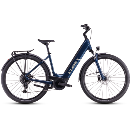 Vélo électrique Cube Touring Hybrid One 500 Easy Entry deepsea´n´chrome 2025