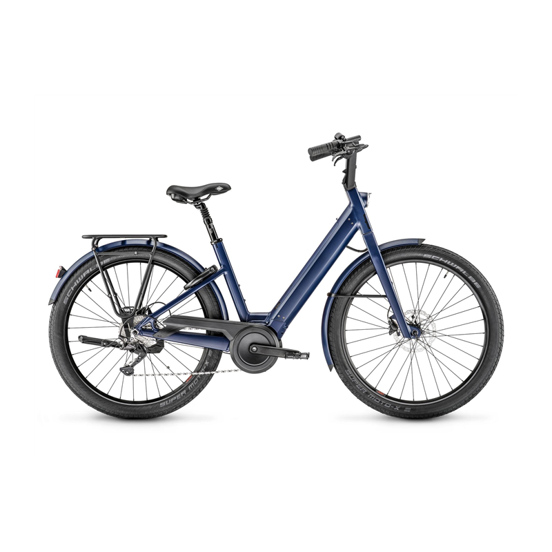 Vélo électrique Moustache Lundi 27.3 (500Wh) Easy Entry Bleu Nuit Brillant 2025