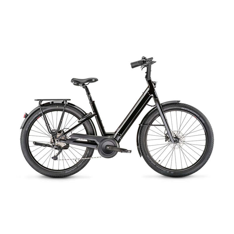 Vélo électrique Moustache Lundi 27.3 (500Wh) Easy Entry Noir Brillant 2023