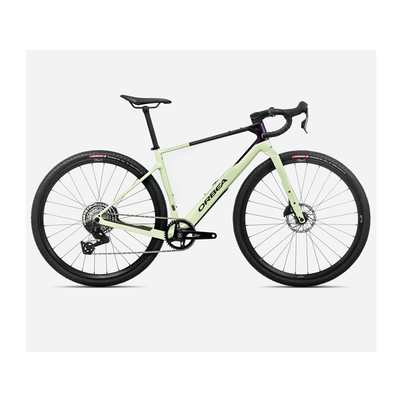 Vélo Gravel Orbea TERRA M31eTEAM 1X Acid Gum - Fantasy Purple Carb 2026