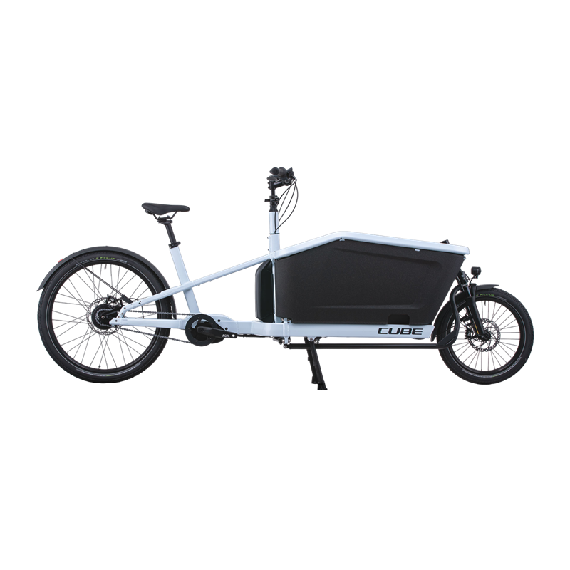 Vélo électrique cargo Cube Cargo Dual Hybrid 1000 Flashwhite 'n' black 2025
