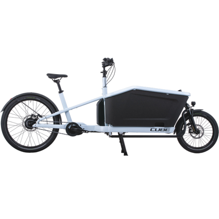 Vélo électrique cargo Cube Cargo Dual Hybrid 1000 Flashwhite 'n' black 2025