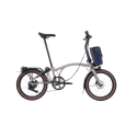 Vélo électrique pliable Brompton G Line Electric + Roller Frame Traildust White 2025