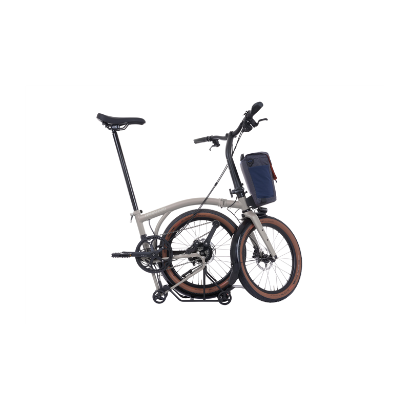 Vélo électrique pliable Brompton G Line Electric + Roller Frame Traildust White 2025