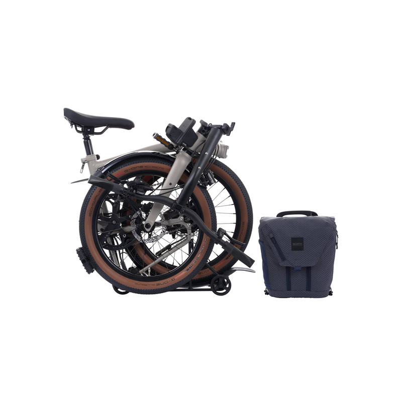 Vélo électrique pliable Brompton G Line Electric + Roller Frame Traildust White 2025