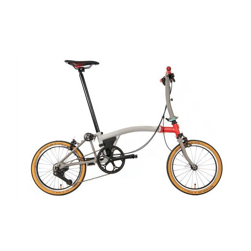 Brompton CHPT3 4th Edition Vouwfiets High-shine Gloss Winter Sky/Fi 2023