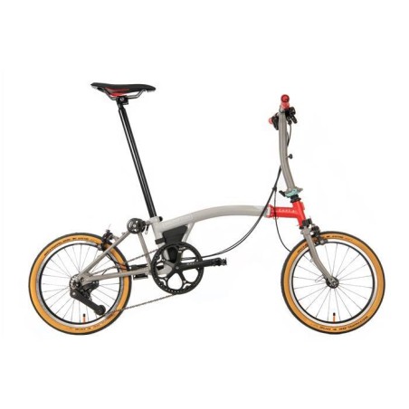 Vélo pliable Brompton CHPT3 4th Edition High-shine Gloss Winter Sky/Fi 2023