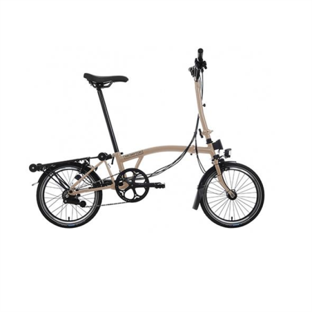 Vélo pliable Brompton C Line Explore 6V High Dune Sand 2025
