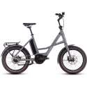 Vélo électrique Cube Compact Hybrid Comfort 500 Easy Entry flashgrey´n´smoke 2025