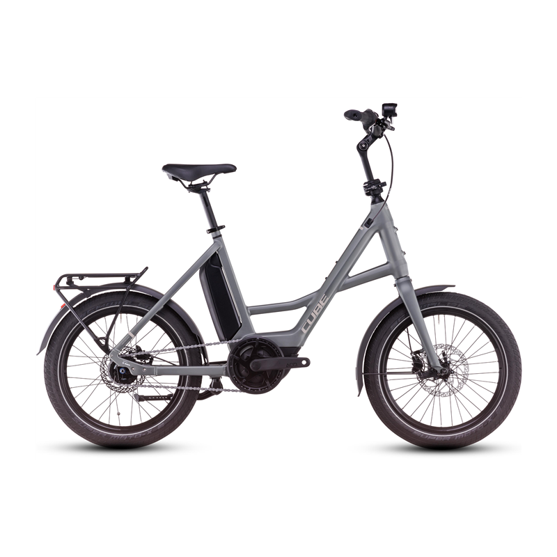 Vélo électrique Cube Compact Hybrid Comfort 500 Easy Entry flashgrey´n´smoke 2025