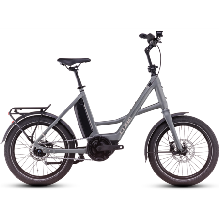 Vélo électrique Cube Compact Hybrid Comfort 500 Easy Entry flashgrey´n´smoke 2025